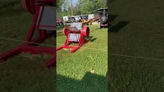 Keck Gonnerman steam engine with baker fan #shorts #tractor #steamengine