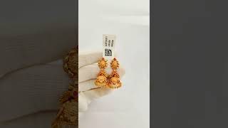 jhumka set # gold earrings jhumka sets # beautiful designs tops with jhumka # with weight earrings