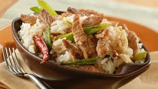 Stir-Fried Pork in Garlic Sauce