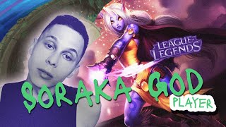 Broken Unkillable God Soraka Support Pro Arena Player 1st Place won League of Legends