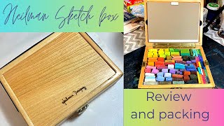 Looking for a travel box? Soft pastel  sketchbox review HEILMAN SINGLE sketchbox review and packing