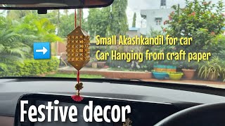 Car Hanging Lantern / Lantern for car / Different Akashkandil / Paper Lantern / Small Akashkandil