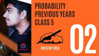 #nimcet # mca PROBABILITY | Probability Year wise All Questions | Class - 5 | Onestop MCA