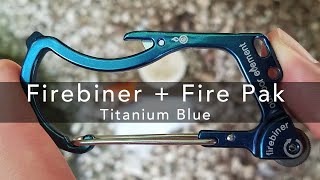 Firebiner + Fire Pak | Titanium Blue