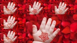 Easy mehndi designs for babies part one|easy mehndi for baby girl |baby Simple mehndi