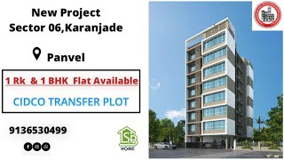 1Rk /1BHK Available for sale In Karanjade sector-6( Tryparti Project)S B Home -contact us 9136530499