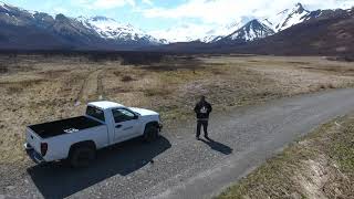 End of the western continental North America, False Pass Alaska, May 6, 2019.