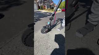 E scooter burnout