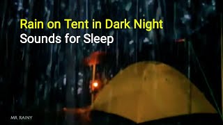 Sleep in the tent on a rainy day | rain