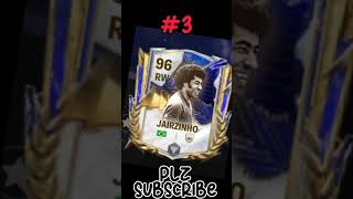 Top five best RW in FC mobile || #shorts #fifamobile