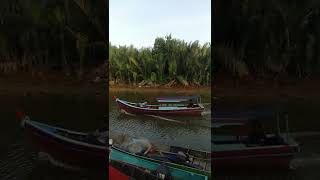 Uji coba perahu mancing dari kayu #shorts #boat #boatfishing