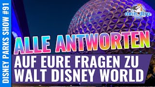 Wir antworten auf Eure Fragen zu Walt Disney World - FAQ zu Walt Disney World & Florida 2024