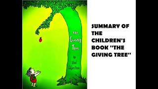 An animated children's book about the story "The Giving Tree"