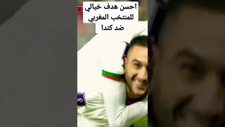 هدف خيالي للمنتخب المغربي ضد كندا #shortvideo