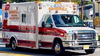 Bergenfield Ambulance 736 Responding (RUMBLER)