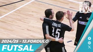 TFSE-TENT Budapest – Debreceni EAC | 1-8 | Férfi Futsal NB I | 12. forduló | MLSZTV