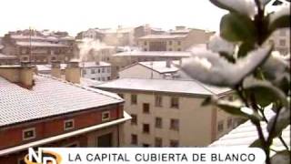 NIEVE EN PAMPLONA. NAVARRA DIRECTO