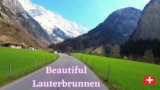 Best Drive Through Lauterbrunnen Valley 4K