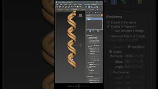 How to make a rope in 3ds max