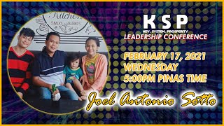 KSP | JOEL ANTONIO SOTTO [02.17.21] | KEY.SYSTEM.PROSPERITY | USAPANG IFERN