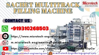 SACHET MULTITRACK FILLING MACHINE