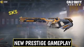 *NEW* Codm New Prestige SKS Particle Splitter Gameplay | Season 9 Graveyard Shift