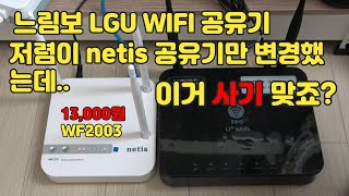 LGU 공유기를 NETIS WIFI 2008 변경 했더니, 인터넷 속도 빠르게