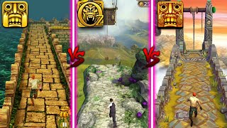 TEMPLE RUN 1 vs TEMPLE RUN 2 vs TEMPLE RUN OZ comparison || ARJ ||