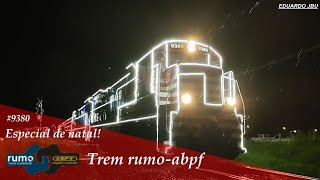 Especial de Natal! Trem Rumo-Abpf passando por Ibaté (ZXH) e São Carlos (ZSK)-SP