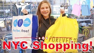 Flying to New York for a Big SHOPPING SPREE | NYC Adventure Part 2 | Hope Marie