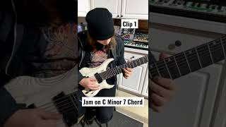 Jam on C Minor 7 Chord clip 1 | #shorts #guitar #guitarist #guitarsolo #cminorchord