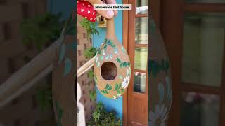 Natural bird house| Homemade bird nest|#shorts #natural #birdhouse #birdnest #gardenideas #wildlife