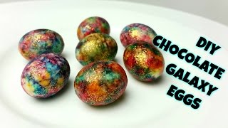 DIY CHOCOLATE GALAXY EGGS - CookingwithKarma