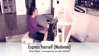 Express Yourself (Madonna) Easy Piano Cover with Sheet Music