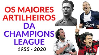 Os MAIORES ARTILHEIROS da UEFA Champions League (1955 - 2020)