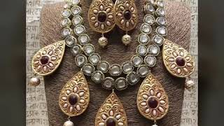 Latest South Indian Gold Haram Designs with Pearls and Gem Stones