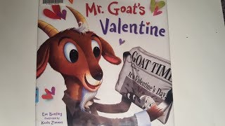 Silly Books - Mr Goat's Valentine by Eve Bunting