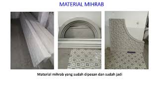 Video Desain Mihrab