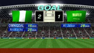 International Superstar Soccer 98 Pro - Nigeria (PLAYSTATION 1) FINAL - インターナショナル スーパースター サッカー 98 プロ