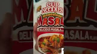 Eating noodles