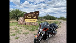 The Coronado National Forest, Johny Thaitex of Addiction Brand rides Harley Davidsons