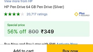 Hp Pen drive 64GB under Rs 350 #pendrive #umboxing #bestdeals #bestoffers #tranding