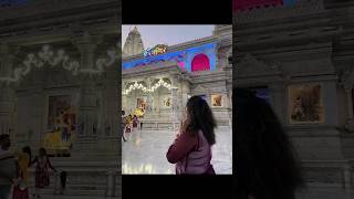 Vrindavan Me Krishna Ji Ko Dekha ❤️🤩 #shorts #shortvideo #couple #minivlog #vrindavan