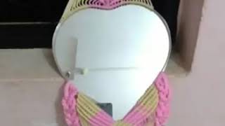 Macrame mirror designs