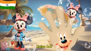 Mickey Hindi Finger Family Nursery Rhymes & Kids Songs