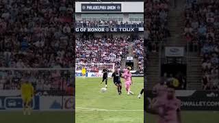 Lionel Messi’s goal against Philadelphia #shorts