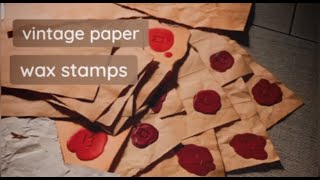 Vintage paper & stamp | Harry Potter