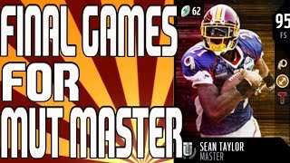 FINISHING THE SEAN TAYLOR GRIND