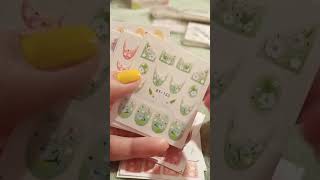 New nail stickers #nailsticker #cutenailsticker #nailart  #naildesign #shortsvideo