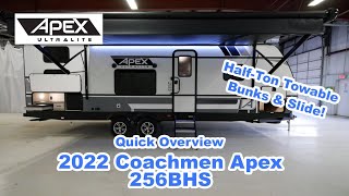 2022 Coachmen Apex 256BHS - Ultralight Bunkhouse with MORE!